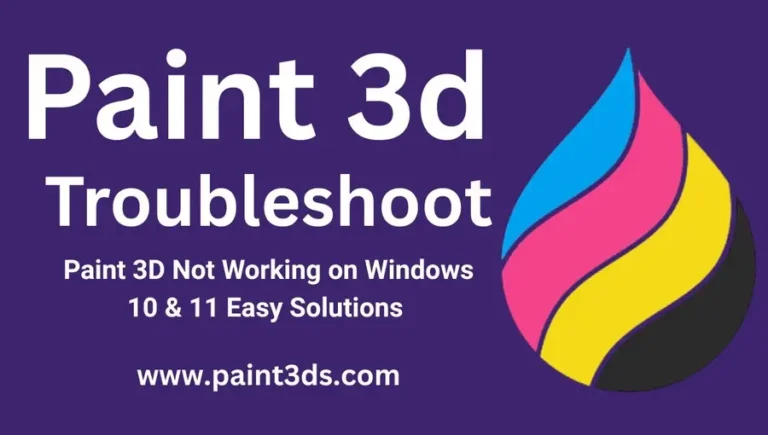 Paint 3D Not Working