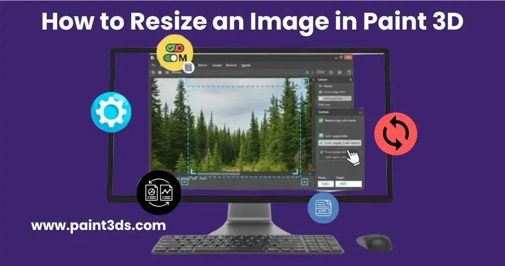 How to Resize an Image in Paint 3D